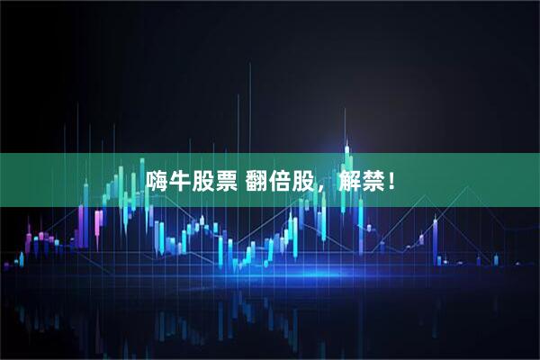 嗨牛股票 翻倍股，解禁！