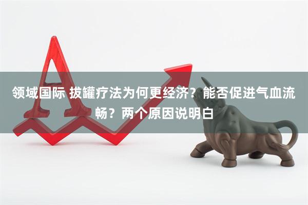 领域国际 拔罐疗法为何更经济？能否促进气血流畅？两个原因说明白