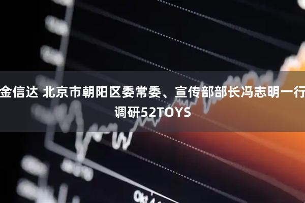金信达 北京市朝阳区委常委、宣传部部长冯志明一行调研52TOYS